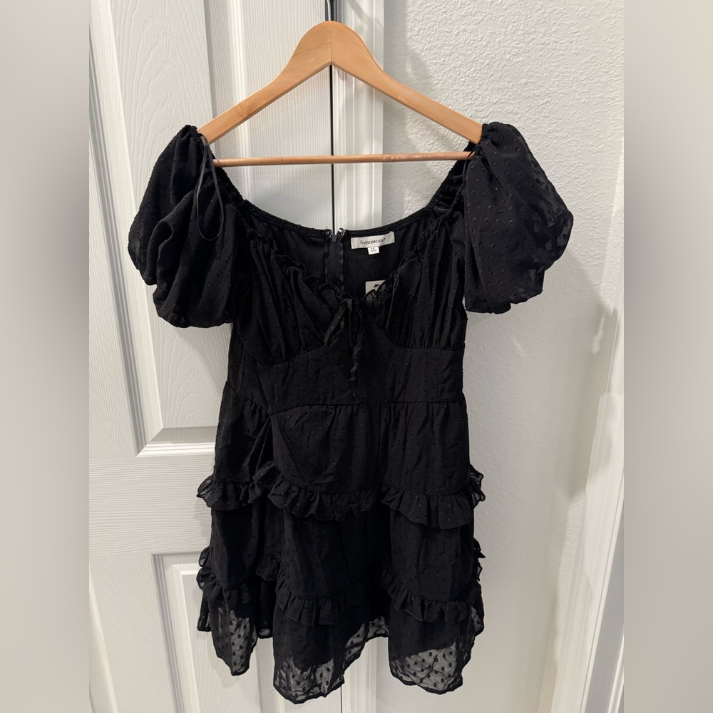 Francesca's Collections Elegant Black Dress